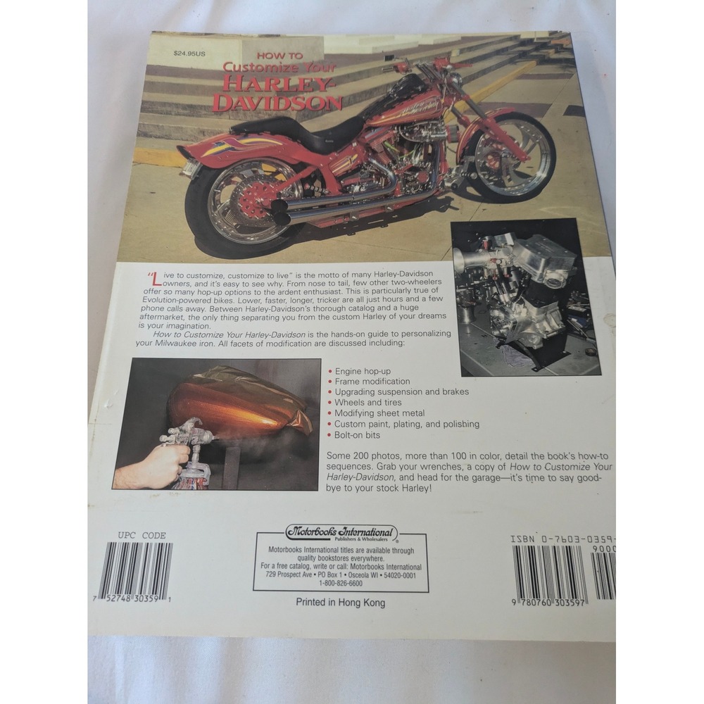 How to Customize Your Harley-Davidson Motorcycle Book‎ Timothy Remus - Picture 2 of 2